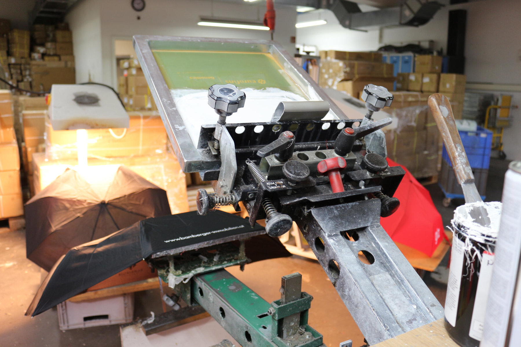 Siebdruckgerät der Siebdruck Monterosso GmbH